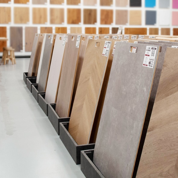 Showroom De Vloeren Kenner - PVC en laminaat