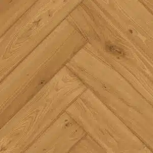 Eiken visgraat vloer van De Vloeren Kenner in de kleur Blank