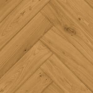 Eiken visgraat vloer van De Vloeren Kenner in de kleur Golden Oak