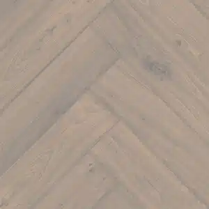 Eiken visgraat vloer van De Vloeren Kenner in de kleur Overcast