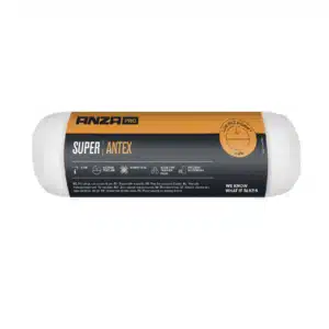 Microfiber lakroller wit Anza Antex