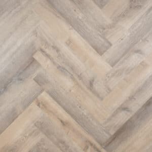 Plak PVC vloer visgraat van het merk Otium at Home in de kleur Mist.